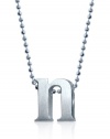 Alex Woo Little Letters Sterling Silver Letter N Pendant Necklace, 16