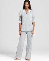 Après-ski or après-shop, Lauren Ralph Lauren's lounge set is quintessential for winding down after a long day. Après-ski or après-shop, Lauren Ralph Lauren's lounge set is quintessential for winding down after a long day.