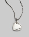 From the Heart Collection. A pretty enhancer, edged with stunning pavé diamonds is a true gift from the heart. Diamonds, 0.38 tcw Sterling silver Pendant width, about 1 Imported Please note: Chain sold separately.