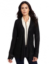Minnie Rose Women's Cashmere Sweater and Sequin Duster Minnie Rose Women's Cashmere Sweater and Sequin Duster