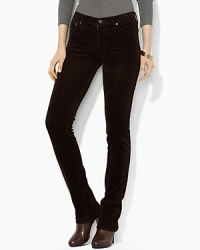 Rendered in luxuriously smooth stretch corduroy, the classic straight-leg pant exudes iconic style. Rendered in luxuriously smooth stretch corduroy, the classic straight-leg pant exudes iconic style.