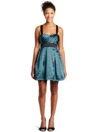 Trixxi Juniors Satin Stripe Halter Dress Trixxi Juniors Satin Stripe Halter Dress