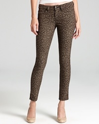Expand your denim collection and let these leopard printed skinny jeans by GUESS infuse your outfit with sheer animal magnetism. Expand your denim collection and let these leopard printed skinny jeans by GUESS infuse your outfit with sheer animal magnetism.