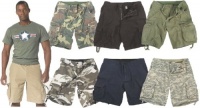 Mens Military Vintage Army Infantry Utility Cargo Shorts Mens Military Vintage Army Infantry Utility Cargo Shorts