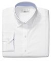 Update your basic wardrobe with this slim-fit white shirt from Club Room.
