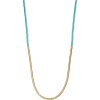 Michael Kors 24 Sleek Exotics Long Stone Bead Necklace - Turquoise