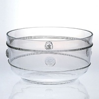 Juliska glassware is mouth-blown by artisans in the hills of Prague. The unique composition of Juliska glass allows it to be blown especially thin, making the glass an unexpected pleasure to drink from and to handle. Being handmade, no 2 pieces of Juliska are identical. Each will have its own individual character - small bubbles, slight color and size variations. Dishwasher-safe on warm gentle cycle with mild detergent. Larger or highly decorated pieces - wash by hand. Juliska glassware is mouth-blown by artisans in the hills of Prague. The unique composition of Juliska glass allows it to be blown especially thin, making the glass an unexpected pleasure to drink from and to handle. Being handmade, no 2 pieces of Juliska are identical. Each will have its own individual character - small bubbles, slight color and size variations. Dishwasher-safe on warm gentle cycle with mild detergent. Larger or highly decorated pieces - wash by hand.