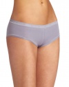 Calvin Klein Women's Infinity Flex Cheeky Short, Light Caviar, One Size