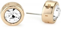 T Tahari Rose Gold Signature Stud Earrings with Crystal T Tahari Rose Gold Signature Stud Earrings with Crystal