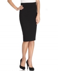 A timeless essential in every woman's wardrobe, the T Tahari pencil skirt is a designed for a sleek fit. A timeless essential in every woman's wardrobe, the T Tahari pencil skirt is a designed for a sleek fit.