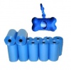 220 Biodegradable, Dog Waste Bags, Pet Waste Bags - BLUE + FREE Bone Dispenser, by Pet Supply City LLC