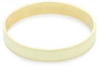 Kate Spade New York Crème de la Crème Gold-Plated Cream Idiom Bangle Bracelet Kate Spade New York Crème de la Crème Gold-Plated Cream Idiom Bangle Bracelet
