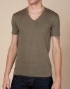 Alternative Unisex Boss V-Neck Tee - Eco True Military AA1932 L