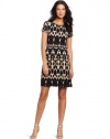 Calvin Klein Women's Petite Animal Printed Dress