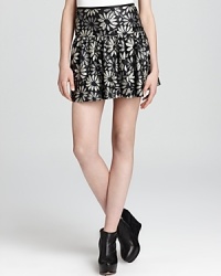 Standout in this MARC BY MARC JACOBS skirt, cut from feminine floral lace. Exclusively at Bloomingdale's. Standout in this MARC BY MARC JACOBS skirt, cut from feminine floral lace. Exclusively at Bloomingdale's.