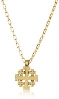 The Vatican Library Collection Gold-Tone Jerusalem Cross Necklace The Vatican Library Collection Gold-Tone Jerusalem Cross Necklace