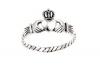 Authentic .925 Sterling Silver Irish Friendship & Love Claddagh Ring Antique Finish Special Limited Time Offer Super Sale Price, Comes with a Free Gift Pouch and Gift Box
