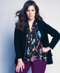 Rendered in lustrous silk, Lauren Ralph Lauren's elegant sleeveless plus size blouse is finished with chic sash ties at the neckline. (Clearance) Rendered in lustrous silk, Lauren Ralph Lauren's elegant sleeveless plus size blouse is finished with chic sash ties at the neckline. (Clearance)