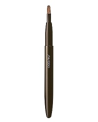 Shiseido The Makeup Portable Lip Brush. This travel-sized brush made of firm natural hair has all the application benefits of the Lip Brush, yet its size and design make it perfect for touch-ups.