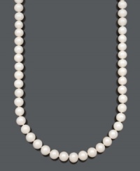 Create a polished and refined look. Easy sophistication lies in a chic strand of Belle de Mer cultured freshwater pearls (10-11 mm). 14k gold clasp. Approximate length: 20 inches. Create a polished and refined look. Easy sophistication lies in a chic strand of Belle de Mer cultured freshwater pearls (10-11 mm). 14k gold clasp. Approximate length: 20 inches.