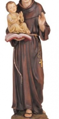 12 Inch Saint Anthony Holy Figurine Religious Decoration Statue Decor 12 Inch Saint Anthony Holy Figurine Religious Decoration Statue Decor