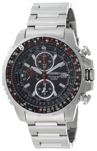 Seiko Men's SNAD05 Flight Computer Silver-Tone Watch Seiko Men's SNAD05 Flight Computer Silver-Tone Watch
