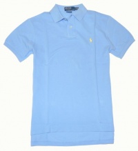 Polo Ralph Lauren Men Custom Fit Mesh T-shirt (Large, Blue)