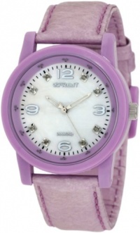 Sprout Women's ST5500MPLV Eco-Friendly Diamond Accented and Lavender Tyvek Strap Watch Sprout Women's ST5500MPLV Eco-Friendly Diamond Accented and Lavender Tyvek Strap Watch