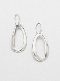 From the Scultura Collection. A long and undulating sterling silver drop for a sleek and modern style. Sterling silverDrop, about 1.8Hook backImported From the Scultura Collection. A long and undulating sterling silver drop for a sleek and modern style. Sterling silverDrop, about 1.8Hook backImported