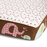 Spouting elephants in mod dot pink and blue highlight this whimsical print. A coordinating pin wheel print in shades of brown, pink, blue and green accent the animal motif.The American Academy of Pediatrics and the U.S. Consumer Product Safety Commission have made recommendations for safe bedding practices for babies. When putting infants under 12 months to sleep, remove pillows, quilts, comforters, and other soft items from the crib. Spouting elephants in mod dot pink and blue highlight this whimsical print. A coordinating pin wheel print in shades of brown, pink, blue and green accent the animal motif.The American Academy of Pediatrics and the U.S. Consumer Product Safety Commission have made recommendations for safe bedding practices for babies. When putting infants under 12 months to sleep, remove pillows, quilts, comforters, and other soft items from the crib.