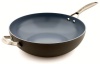 GreenPan CW0002320 Paris Hard Anodized Open Wok, 12.5-Inch