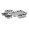 Bake perfectly delicious cakes, breads, muffins and more with this versatile assortment of ultra-durable pans from Calphalon. Expertly constructed to the standards of culinary professionals, each features two interlocking layers of high-performance nonstick for beautiful results and clean, easy release.