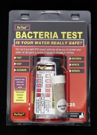 PurTest Bacteria Water Test Kit With Bacteria, Nitrate, & Nitrite Tests PurTest Bacteria Water Test Kit With Bacteria, Nitrate, & Nitrite Tests