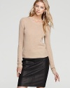 This luxurious Theory sweater is the cashmere classic for fall that belongs on every woman's favorite go-to style list.