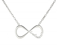 1d Infinite Directioner Silver Tone Necklace W/gift Box