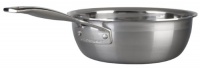 Le Creuset Tri-Ply Stainless Steel 1-1/2-Quart Open Saucepan Le Creuset Tri-Ply Stainless Steel 1-1/2-Quart Open Saucepan