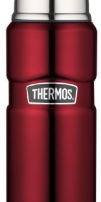 Thermos Stainless King 16-Ounce Compact Bottle, Cranberry Thermos Stainless King 16-Ounce Compact Bottle, Cranberry