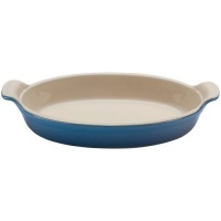 Le Creuset Heritage Stoneware 24-Ounce Oval Au Gratin Dish, Marseille Le Creuset Heritage Stoneware 24-Ounce Oval Au Gratin Dish, Marseille