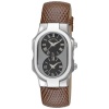 Philip Stein Women's 1-G-CB-ZBR Signature Brown Lizard Leather Watch