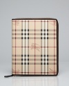 Introduce fashion hound favorite Burberry into your tech portfolio with this iPad case in the brand's signature check.