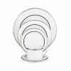 An elegant collection of dinnerware from kate spade new york features platinum bands that complement your fine table setting.