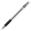 Pilot EasyTouch Stick Ballpoint Pen, Fine Point, Clear Barrel, Black Ink  12-Count (32001)