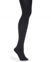 Get a leg up on cool weather accessorizing with these ultra-black opaque essentials from Hanes, featuring a toe pocket that completely envelops the toe as a tight or neatly lays flat as a legging. Control top panty creates the appearance of a sleek silhouette under slim skirts and chic dresses.
