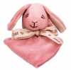 Miyim Simply Organic Lovie Blankie, Bunny, 0-3 Months