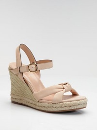 A country-inspired sandal is rendered in the softest leather.Rope-trim wedge heel, 4 (100mm) Rope-trim platform, 1 (25mm) Compares to a 3 heel (75mm) Concealed Nike Air technology Open toe Adjustable ankle strap Leather lining and sole Padded insole ImportedOUR FIT MODEL RECOMMENDS ordering one half size up as this style runs small. A country-inspired sandal is rendered in the softest leather.Rope-trim wedge heel, 4 (100mm) Rope-trim platform, 1 (25mm) Compares to a 3 heel (75mm) Concealed Nike Air technology Open toe Adjustable ankle strap Leather lining and sole Padded insole ImportedOUR FIT MODEL RECOMMENDS ordering one half size up as this style runs small.