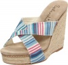 Splendid Women's Kalypso Wedge Sandal,Blue,7 M US