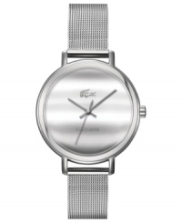 A mesh watch from Lacoste's Nice collection styled with modern charm. A mesh watch from Lacoste's Nice collection styled with modern charm.