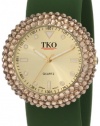 TKO ORLOGI Women's TK613TZ Crystal Slap Green Watch