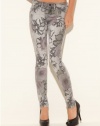 GUESS Brittney Skinny Floral-Printed Jeans