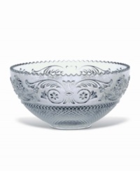 A classically beautiful design to give any decor a timeless elegance. Wonderfully textured this candy dish works just as well as a rose bowl. A classically beautiful design to give any decor a timeless elegance. Wonderfully textured this candy dish works just as well as a rose bowl.